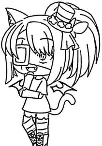 gacha life coloring pages