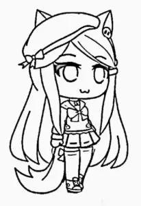 gacha life coloring pages