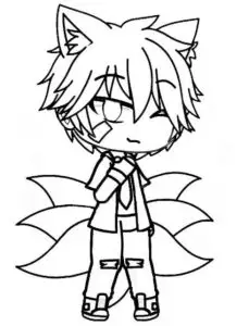 gacha life coloring pages