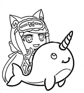 gacha life coloring pages