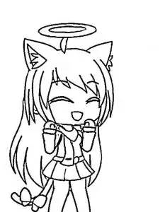 gacha life coloring pages