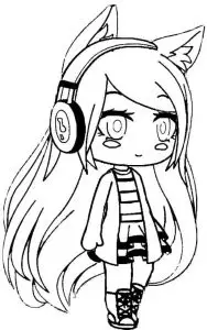 gacha life coloring pages