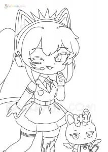 coloreables gacha club