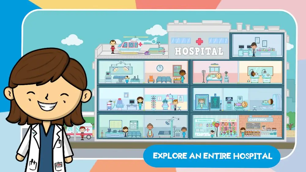 Lila's World Dr Hospital Games APK MOD