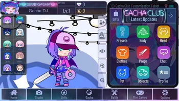 Gacha Rose UI