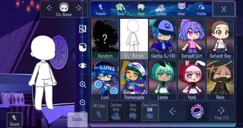 Preajustes de Gacha Nymph