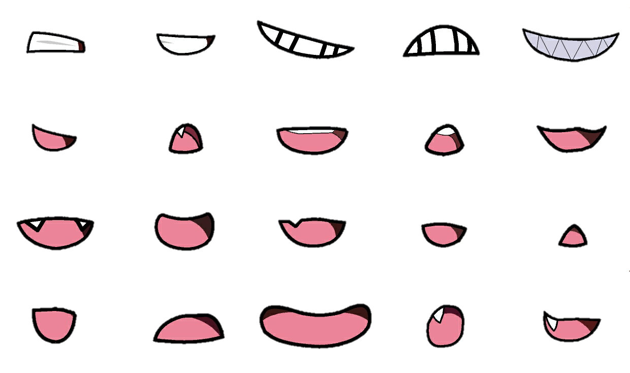 Gacha Life Mouths: the best designs for your Anime characters 👄