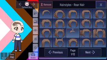 Gacha LGBT Hairs