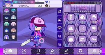 Gacha Lavender UI