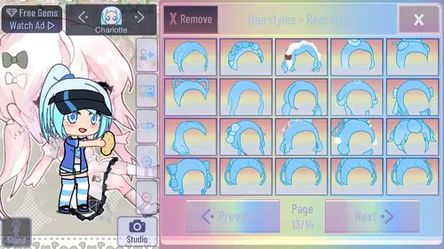 Gacha Sweetu Hairstyles