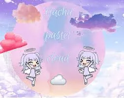 gacha pastel cloud